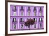 Dolce Vita Rome Collection - Mauve Building Facade-Philippe Hugonnard-Framed Photographic Print