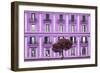 Dolce Vita Rome Collection - Mauve Building Facade-Philippe Hugonnard-Framed Photographic Print