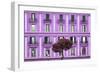 Dolce Vita Rome Collection - Mauve Building Facade-Philippe Hugonnard-Framed Photographic Print