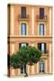 Dolce Vita Rome Collection - Orange Building Facade II-Philippe Hugonnard-Stretched Canvas