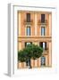 Dolce Vita Rome Collection - Orange Building Facade II-Philippe Hugonnard-Framed Photographic Print