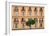 Dolce Vita Rome Collection - Orange Building Facade-Philippe Hugonnard-Framed Photographic Print