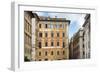 Dolce Vita Rome Collection - Orange Buildings Facade-Philippe Hugonnard-Framed Photographic Print