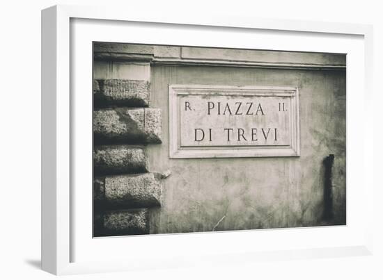 Dolce Vita Rome Collection - Piazza di Trevi II-Philippe Hugonnard-Framed Photographic Print