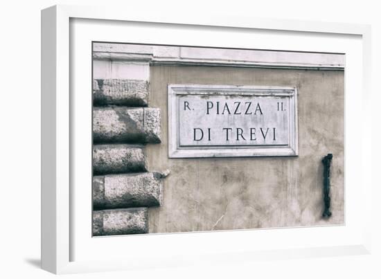 Dolce Vita Rome Collection - Piazza di Trevi-Philippe Hugonnard-Framed Photographic Print