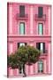 Dolce Vita Rome Collection - Pink Building Facade II-Philippe Hugonnard-Stretched Canvas