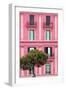 Dolce Vita Rome Collection - Pink Building Facade II-Philippe Hugonnard-Framed Premium Photographic Print