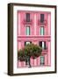 Dolce Vita Rome Collection - Pink Building Facade II-Philippe Hugonnard-Framed Photographic Print