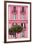 Dolce Vita Rome Collection - Pink Building Facade II-Philippe Hugonnard-Framed Photographic Print