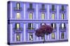 Dolce Vita Rome Collection - Purple Building Facade-Philippe Hugonnard-Stretched Canvas