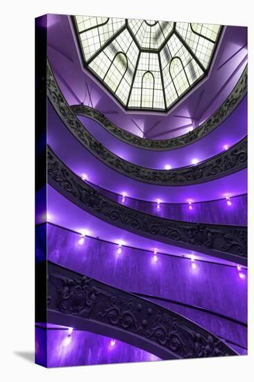 Dolce Vita Rome Collection - Purple Vatican Staircase-Philippe Hugonnard-Stretched Canvas