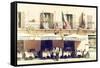 Dolce Vita Rome Collection - Ristorante II-Philippe Hugonnard-Framed Stretched Canvas