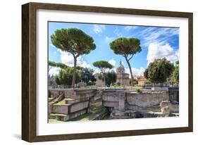 Dolce Vita Rome Collection - Roman Archaeology Columns II-Philippe Hugonnard-Framed Photographic Print