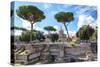 Dolce Vita Rome Collection - Roman Archaeology Columns II-Philippe Hugonnard-Stretched Canvas