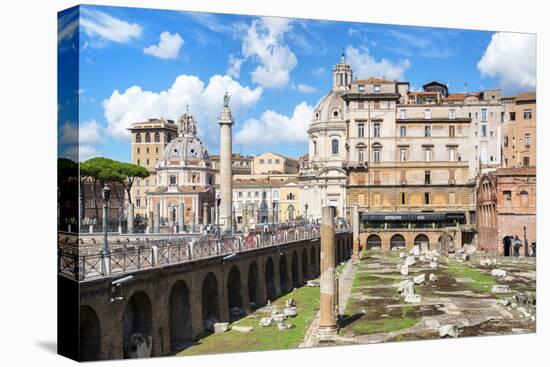 Dolce Vita Rome Collection - Roman Archaeology Columns III-Philippe Hugonnard-Stretched Canvas