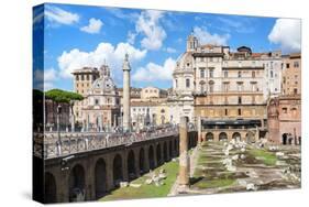 Dolce Vita Rome Collection - Roman Archaeology Columns III-Philippe Hugonnard-Stretched Canvas