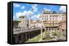 Dolce Vita Rome Collection - Roman Archaeology Columns III-Philippe Hugonnard-Framed Stretched Canvas