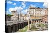 Dolce Vita Rome Collection - Roman Archaeology Columns III-Philippe Hugonnard-Stretched Canvas