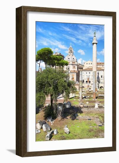 Dolce Vita Rome Collection - Roman Archaeology Columns IV-Philippe Hugonnard-Framed Photographic Print