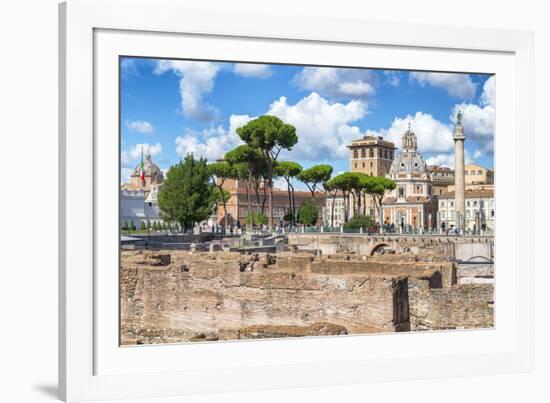 Dolce Vita Rome Collection - Roman Archaeology Columns-Philippe Hugonnard-Framed Photographic Print