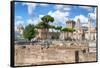 Dolce Vita Rome Collection - Roman Archaeology Columns-Philippe Hugonnard-Framed Stretched Canvas