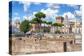 Dolce Vita Rome Collection - Roman Archaeology Columns-Philippe Hugonnard-Stretched Canvas