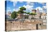Dolce Vita Rome Collection - Roman Archaeology Columns-Philippe Hugonnard-Stretched Canvas