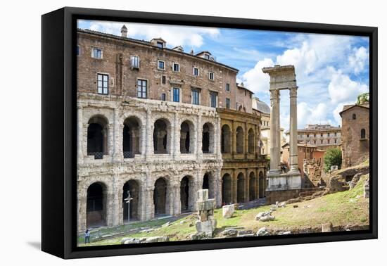 Dolce Vita Rome Collection - Roman Architecture II-Philippe Hugonnard-Framed Stretched Canvas