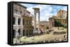 Dolce Vita Rome Collection - Roman Architecture-Philippe Hugonnard-Framed Stretched Canvas