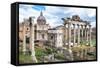 Dolce Vita Rome Collection - Roman Columns Rome II-Philippe Hugonnard-Framed Stretched Canvas