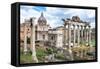 Dolce Vita Rome Collection - Roman Columns Rome II-Philippe Hugonnard-Framed Stretched Canvas