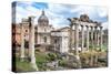 Dolce Vita Rome Collection - Roman Columns Rome II-Philippe Hugonnard-Stretched Canvas