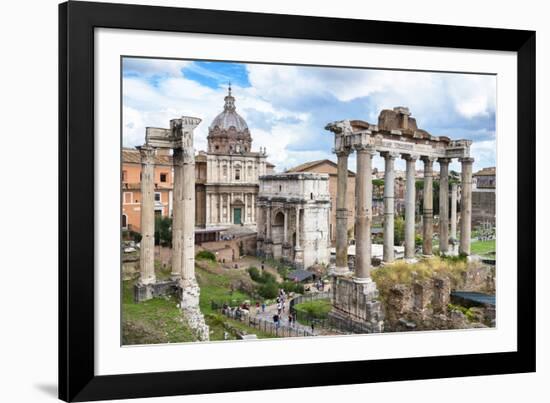 Dolce Vita Rome Collection - Roman Columns Rome II-Philippe Hugonnard-Framed Photographic Print