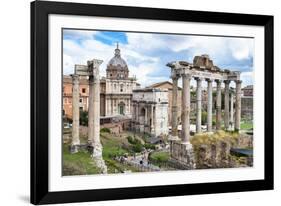 Dolce Vita Rome Collection - Roman Columns Rome II-Philippe Hugonnard-Framed Photographic Print