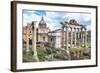 Dolce Vita Rome Collection - Roman Columns Rome II-Philippe Hugonnard-Framed Photographic Print