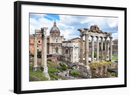 Dolce Vita Rome Collection - Roman Columns Rome II-Philippe Hugonnard-Framed Photographic Print