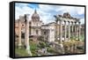 Dolce Vita Rome Collection - Roman Columns Rome II-Philippe Hugonnard-Framed Stretched Canvas