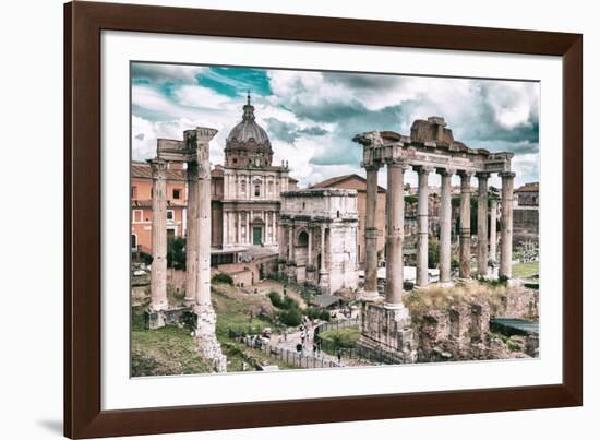 Dolce Vita Rome Collection - Roman Columns Rome III-Philippe Hugonnard-Framed Photographic Print