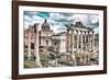 Dolce Vita Rome Collection - Roman Columns Rome III-Philippe Hugonnard-Framed Photographic Print