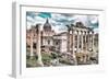 Dolce Vita Rome Collection - Roman Columns Rome III-Philippe Hugonnard-Framed Photographic Print