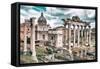 Dolce Vita Rome Collection - Roman Columns Rome III-Philippe Hugonnard-Framed Stretched Canvas