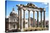 Dolce Vita Rome Collection - Roman Columns Rome-Philippe Hugonnard-Stretched Canvas