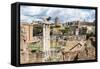 Dolce Vita Rome Collection - Roman Ruins in Rome II-Philippe Hugonnard-Framed Stretched Canvas