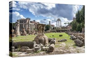Dolce Vita Rome Collection - Roman Ruins in Rome III-Philippe Hugonnard-Stretched Canvas