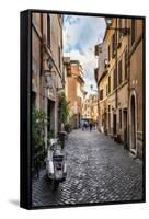 Dolce Vita Rome Collection - Scooter in street-Philippe Hugonnard-Framed Stretched Canvas