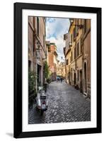 Dolce Vita Rome Collection - Scooter in street-Philippe Hugonnard-Framed Photographic Print