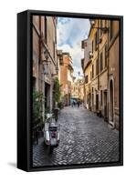 Dolce Vita Rome Collection - Scooter in street-Philippe Hugonnard-Framed Stretched Canvas