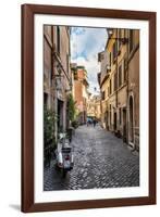 Dolce Vita Rome Collection - Scooter in street-Philippe Hugonnard-Framed Photographic Print