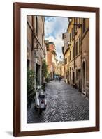 Dolce Vita Rome Collection - Scooter in street-Philippe Hugonnard-Framed Photographic Print