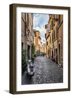 Dolce Vita Rome Collection - Scooter in street-Philippe Hugonnard-Framed Photographic Print